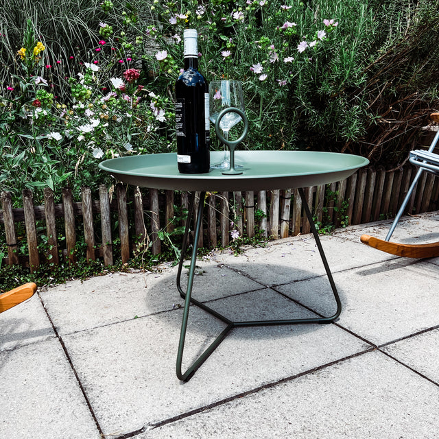 HOUE - Eyelet Table - Beistelltisch - Olive Green