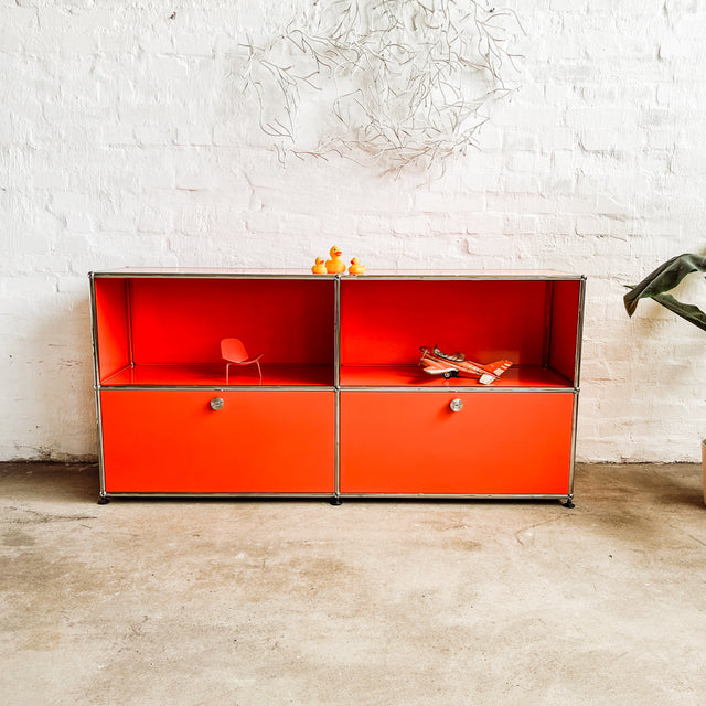 USM Haller - Sideboard - Orange - Vier Fächer - TOP Zustand!