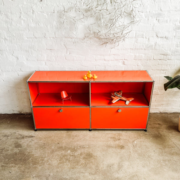 USM Haller - Sideboard - Orange - Vier Fächer - TOP Zustand!