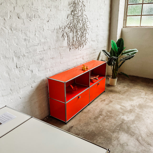 USM Haller - Sideboard - Orange - Vier Fächer - TOP Zustand!