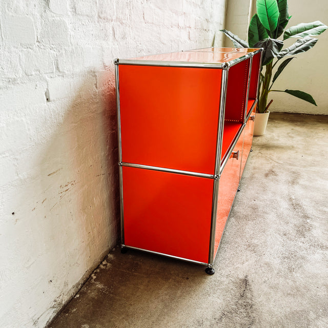 USM Haller - Sideboard - Orange - Vier Fächer - TOP Zustand!