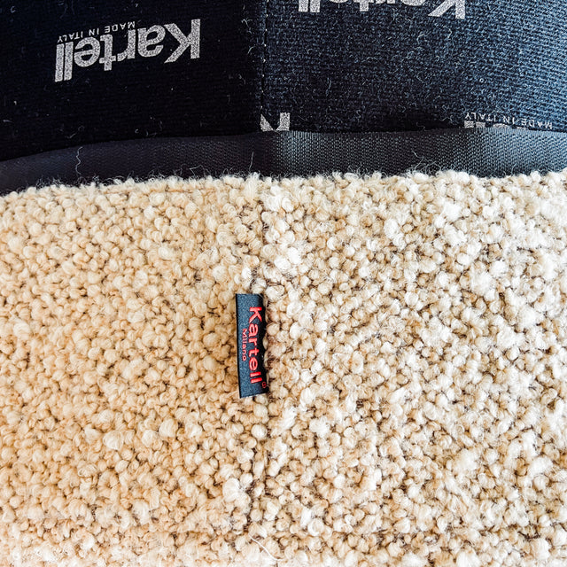 Kartell - Sofa AALAND - Bouclé Stoff creme - Patricia Urquiola - NEU