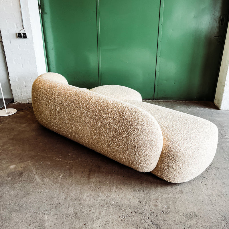 Kartell Sofa AALAND - Bouclé Stoff creme - Patricia Urquiola - NEU