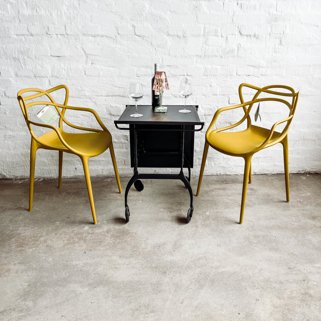 Kartell - Armlehnenstuhl Masters - Senfgelb - Philippe Starck - NEU