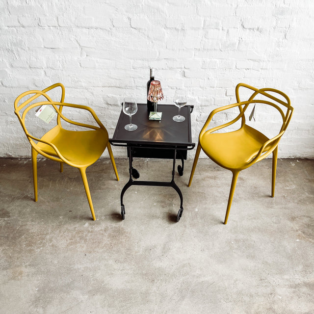 Kartell - Armlehnenstuhl Masters - Senfgelb - Philippe Starck - NEU
