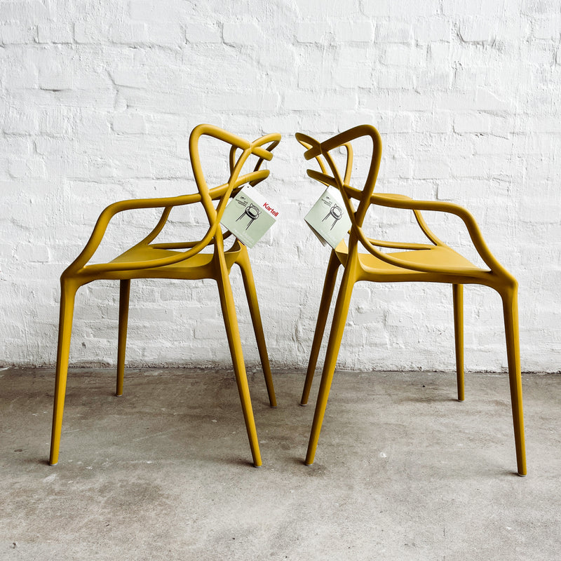 Kartell Masters - Armlehnenstuhl - Senfgelb - Philippe Starck - NEU