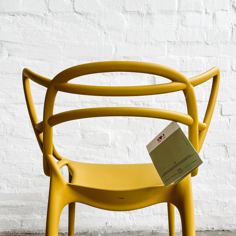Kartell Masters - Armlehnenstuhl - Senfgelb - Philippe Starck - NEU