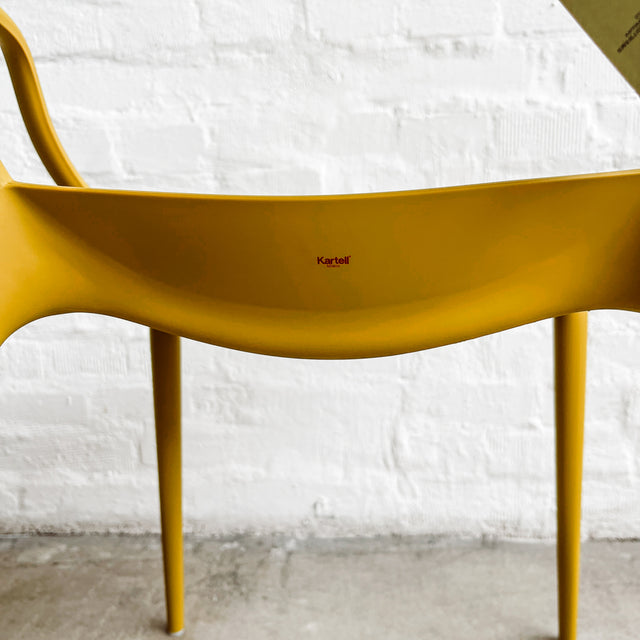 Kartell - Armlehnenstuhl Masters - Senfgelb - Philippe Starck - NEU