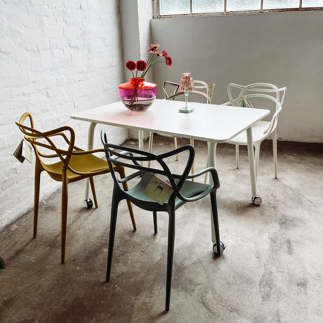 Kartell - Armlehnenstuhl Masters - Senfgelb - Philippe Starck - NEU