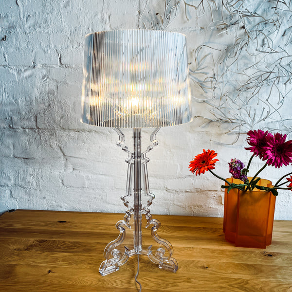 Kartell Tischlampe - Bourgie - Kunststoff transparent - NEU