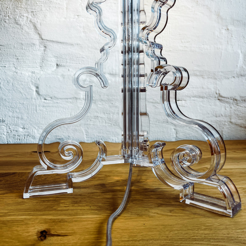 Kartell Tischlampe - Bourgie - Kunststoff transparent - NEU