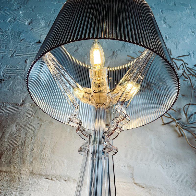 Kartell Tischlampe - Bourgie - Kunststoff transparent - NEU