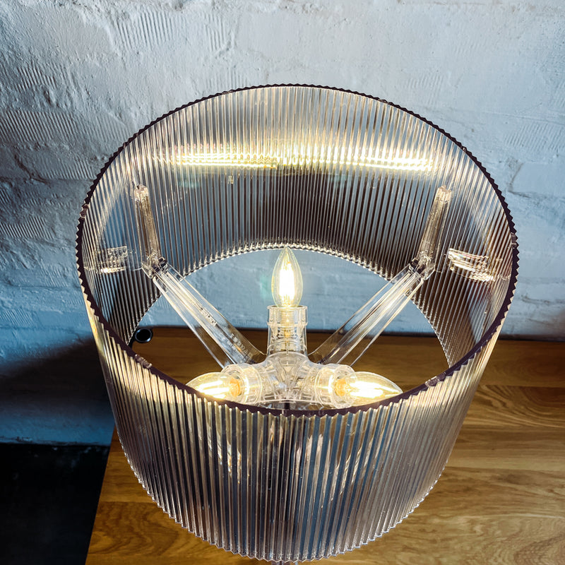 Kartell Tischlampe - Bourgie - Kunststoff transparent - NEU