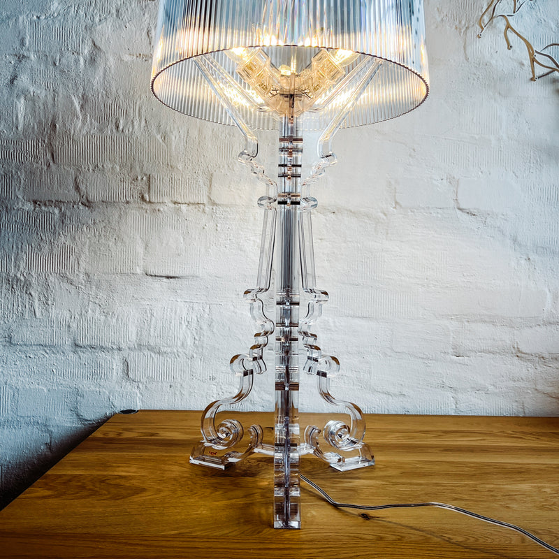Kartell Tischlampe - Bourgie - Kunststoff transparent - NEU