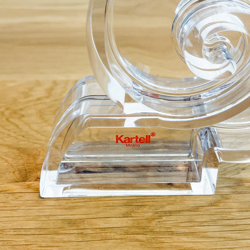 Kartell Tischlampe - Bourgie - Kunststoff transparent - NEU