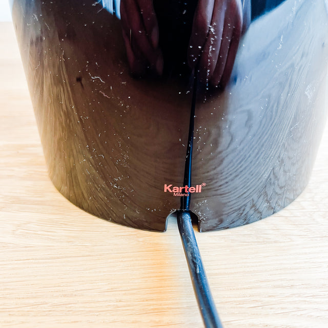 Kartell - Tischlampe Teresa - Kunststoff Schwarz/Weiß - NEU