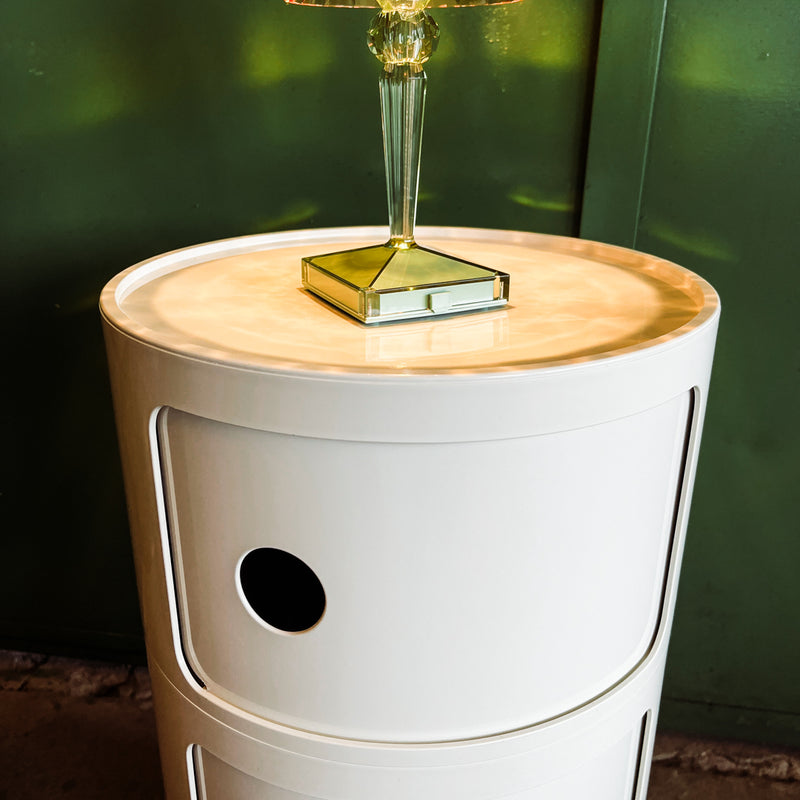 Kartell Container Componibili - Weiß - Drei Fächer - NEU