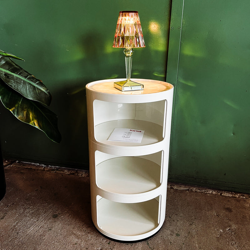 Kartell Container Componibili - Weiß - Drei Fächer - NEU