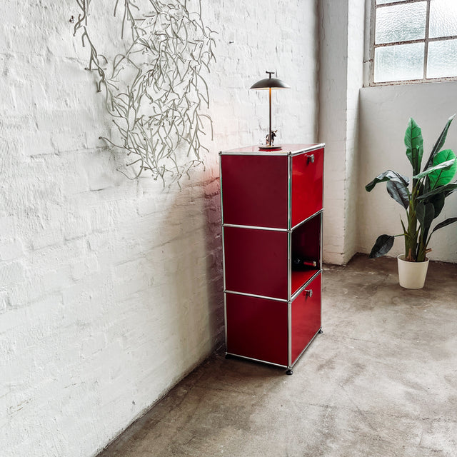 USM Haller - Highboard - rubinrot - gebrauchter TOP Zustand