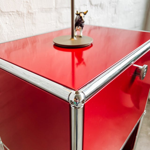 USM Haller - Highboard - rubinrot - gebrauchter TOP Zustand