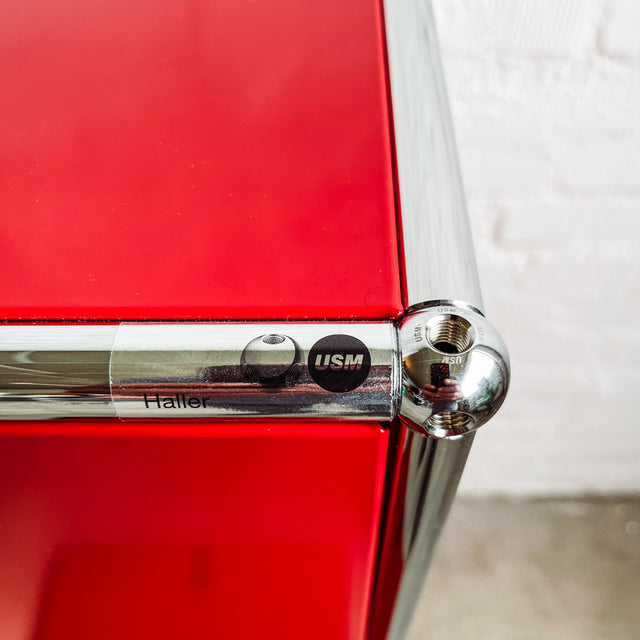 USM Haller - Highboard - rubinrot - gebrauchter TOP Zustand