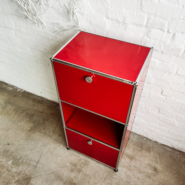 USM Haller - Highboard - rubinrot - gebrauchter TOP Zustand