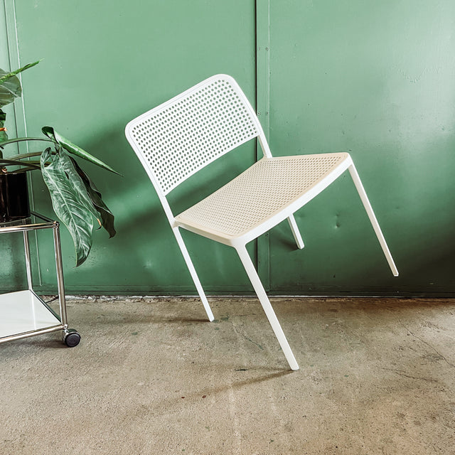 Kartell - Stuhl Audrey - Aluminium Weiß - Outdoorfähig - NEU