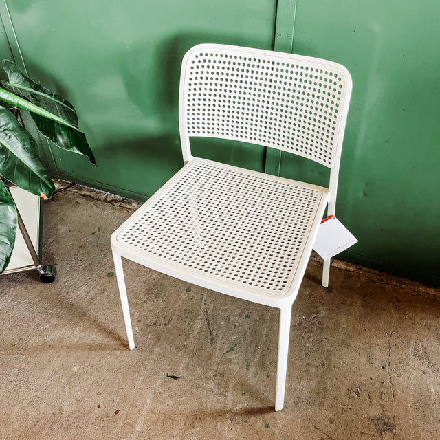 Kartell - Stuhl Audrey - Aluminium Weiß - Outdoorfähig - NEU