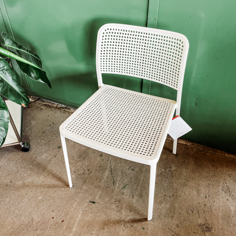 Kartell Stuhl Audrey - Aluminium Weiß - Outdoorfähig - NEU