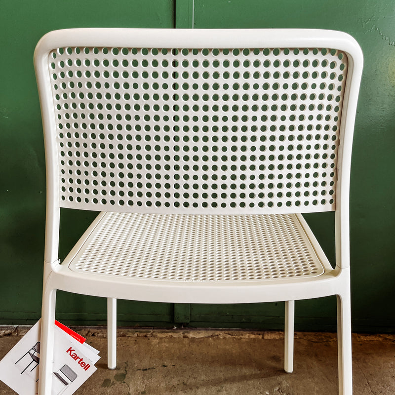 Kartell Stuhl Audrey - Aluminium Weiß - Outdoorfähig - NEU