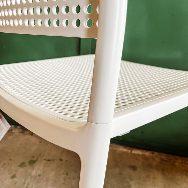 Kartell - Stuhl Audrey - Aluminium Weiß - Outdoorfähig - NEU