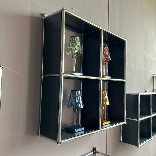 USM Haller - Wandregal - 4 Fächer - Anthrazitgrau - gebrauchter TOP Zustand