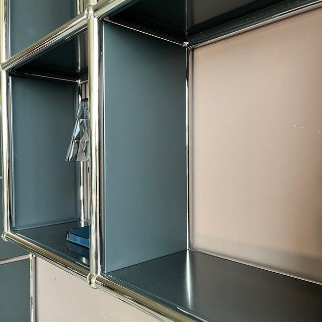 USM Haller - Wandregal - 4 Fächer - Anthrazitgrau - gebrauchter TOP Zustand