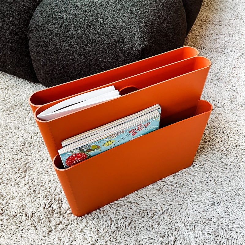 Kartell Zeitungsständer Magazine Rack - Orange - Giotto Stoppino - NEU