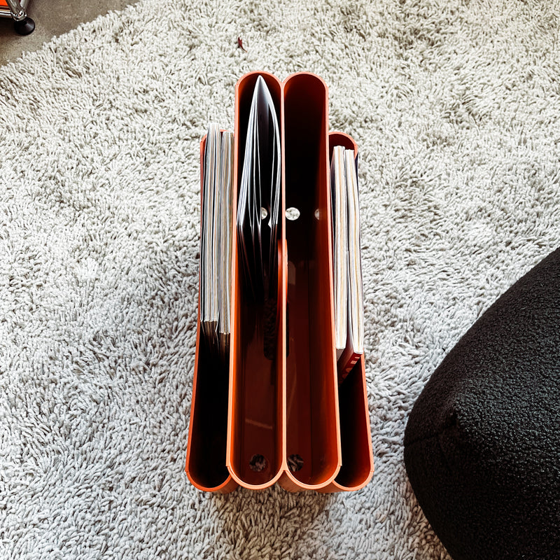 Kartell Zeitungsständer Magazine Rack - Orange - Giotto Stoppino - NEU