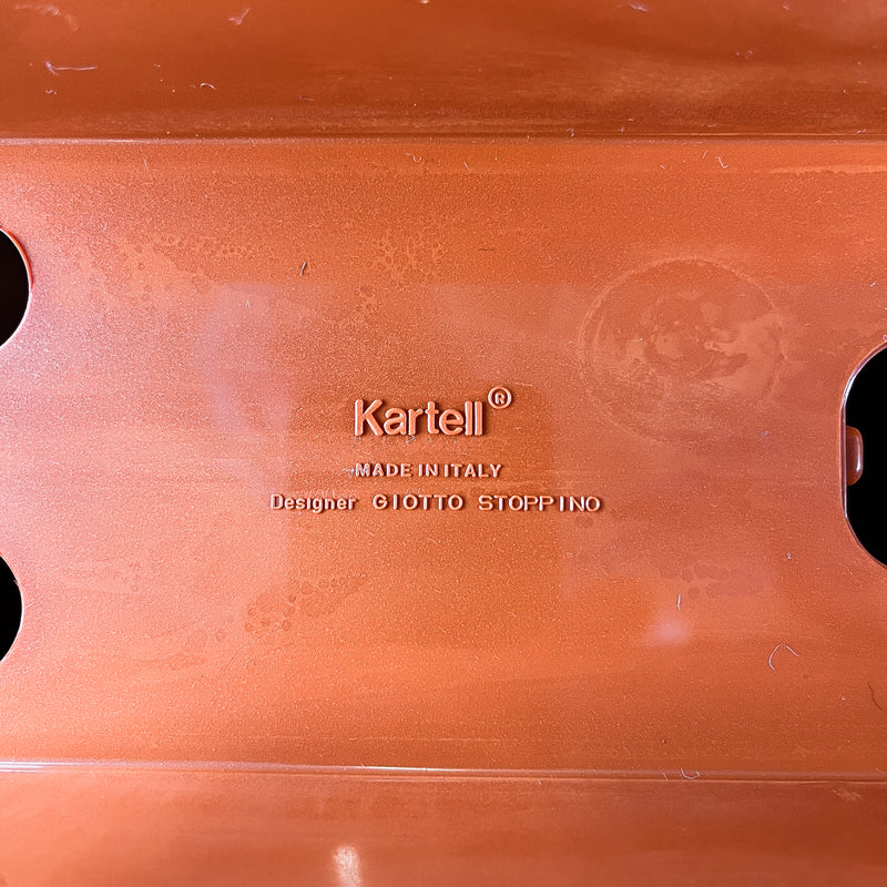 Kartell Zeitungsständer Magazine Rack - Orange - Giotto Stoppino - NEU