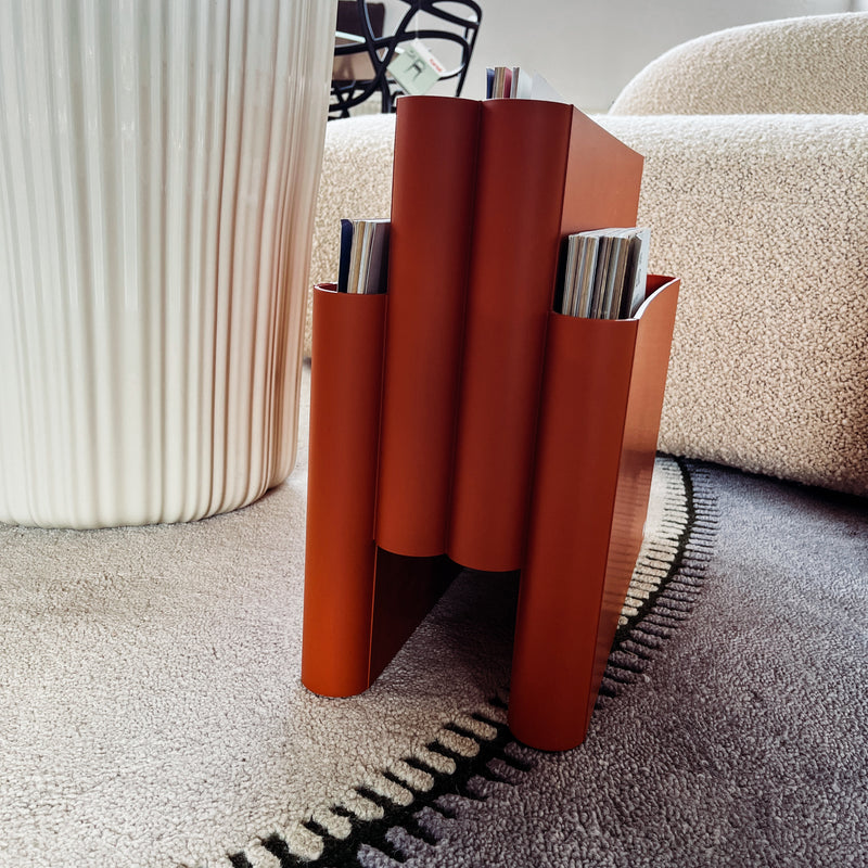 Kartell Zeitungsständer Magazine Rack - Orange - Giotto Stoppino - NEU