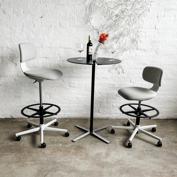 Vitra - Barhocker Rookie High - Konstantin Grcic - grau - gebrauchte Designermöbel