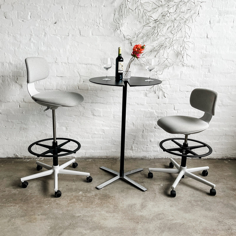 Vitra - Barhocker Rookie High - Konstantin Grcic - grau - gebrauchte Designermöbel