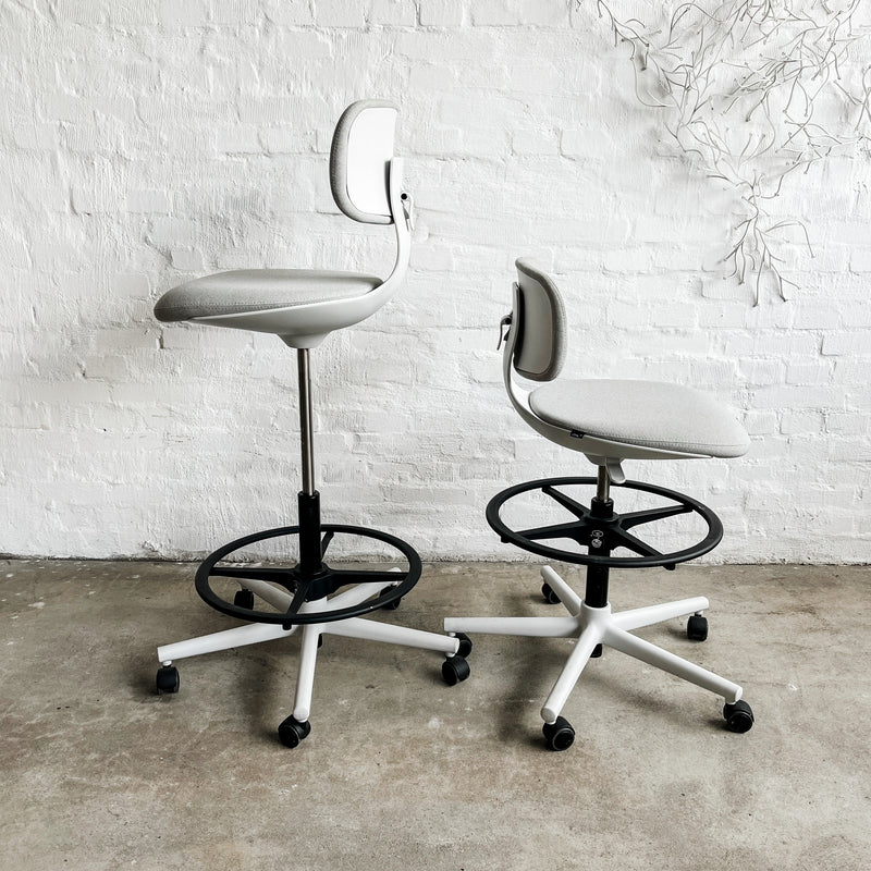 Vitra - Barhocker Rookie High - Konstantin Grcic - grau - gebrauchte Designermöbel