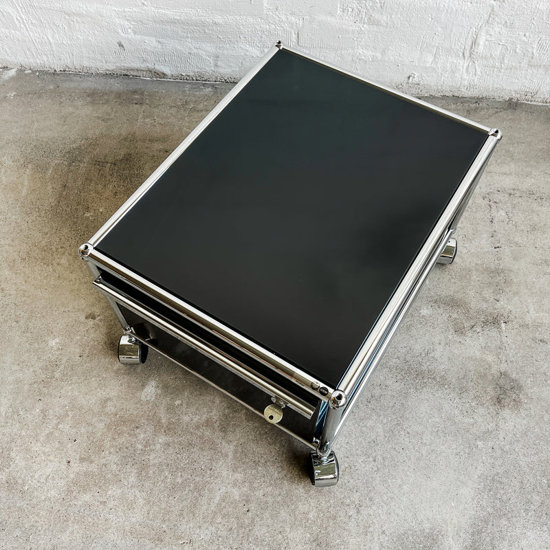 USM Haller - Druckerwagen - schwarz - abschließbare Schublade - gebrauchte TOP Qualität