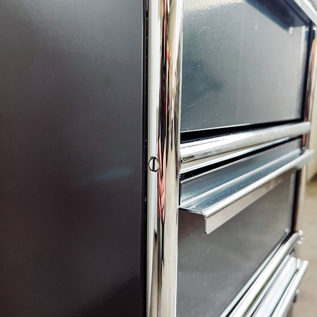 USM Haller - Standcontainer - anthrazit - 5 Schubladen - gebrauchte Designermöbel