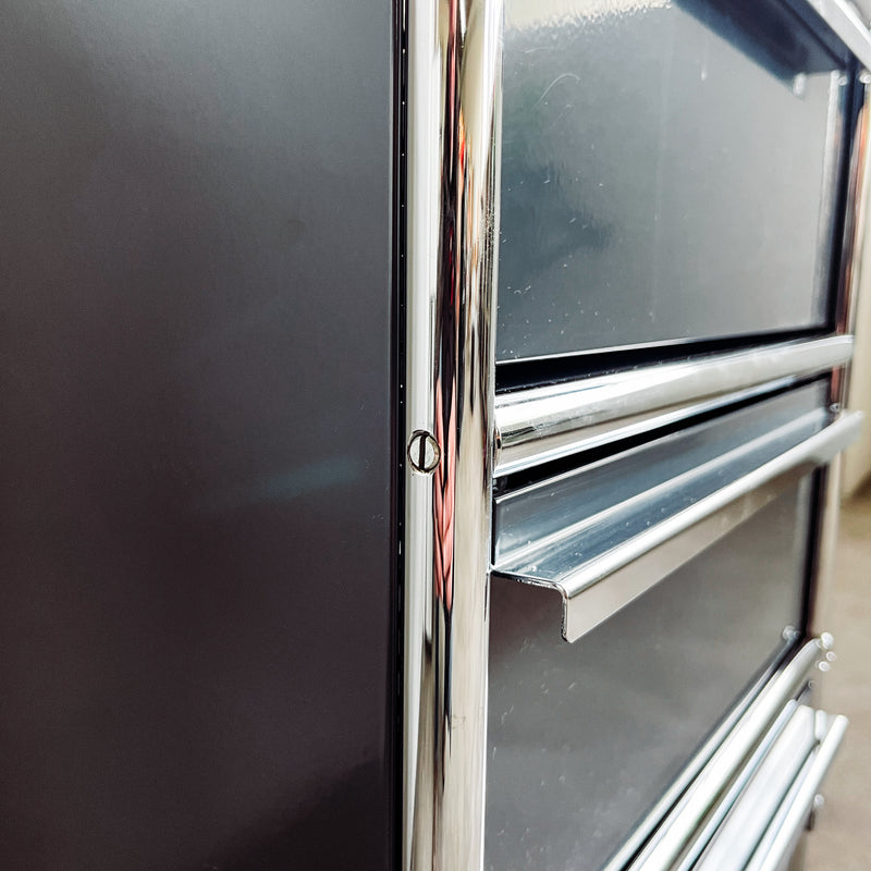 USM Haller - Standcontainer - anthrazit - 5 Schubladen - gebrauchte Designermöbel