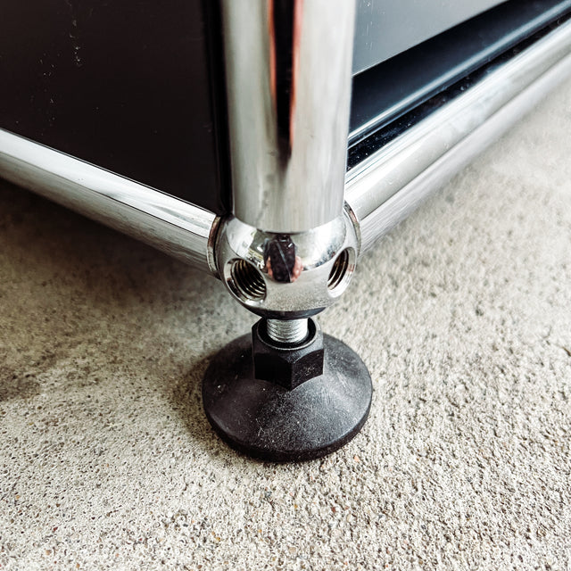 USM Haller - Standcontainer - anthrazit - 5 Schubladen - gebrauchte Designermöbel