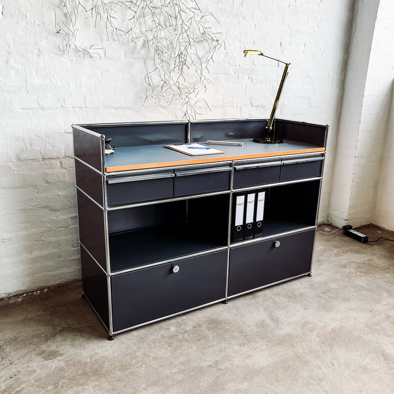 USM Haller - Theke/Bartheke - anthrazit - gebrauchte Designermöbel