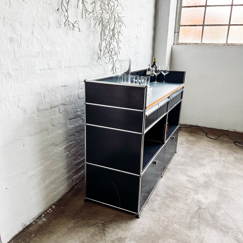 USM Haller - Theke/Bartheke - anthrazit - gebrauchte Designermöbel