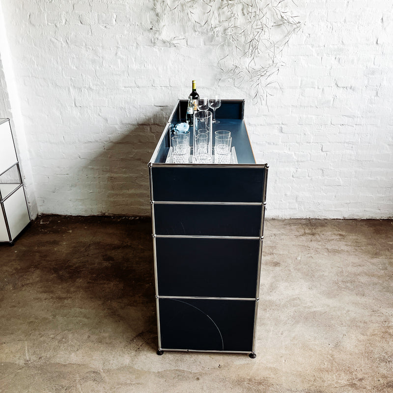 USM Haller - Theke/Bartheke - anthrazit - gebrauchte Designermöbel