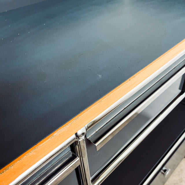 USM Haller - Theke/Bartheke - anthrazit - gebrauchte Designermöbel