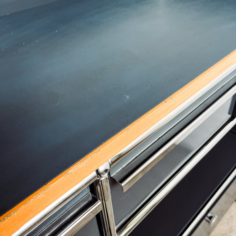 USM Haller - Theke/Bartheke - anthrazit - gebrauchte Designermöbel