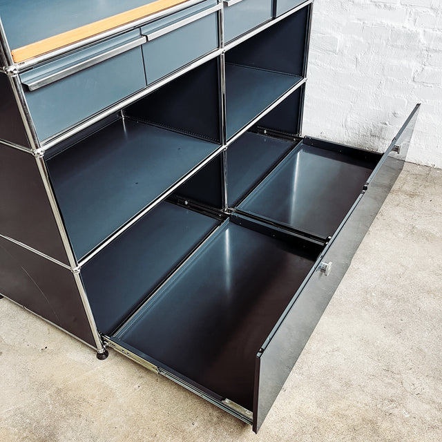 USM Haller - Theke/Bartheke - anthrazit - gebrauchte Designermöbel